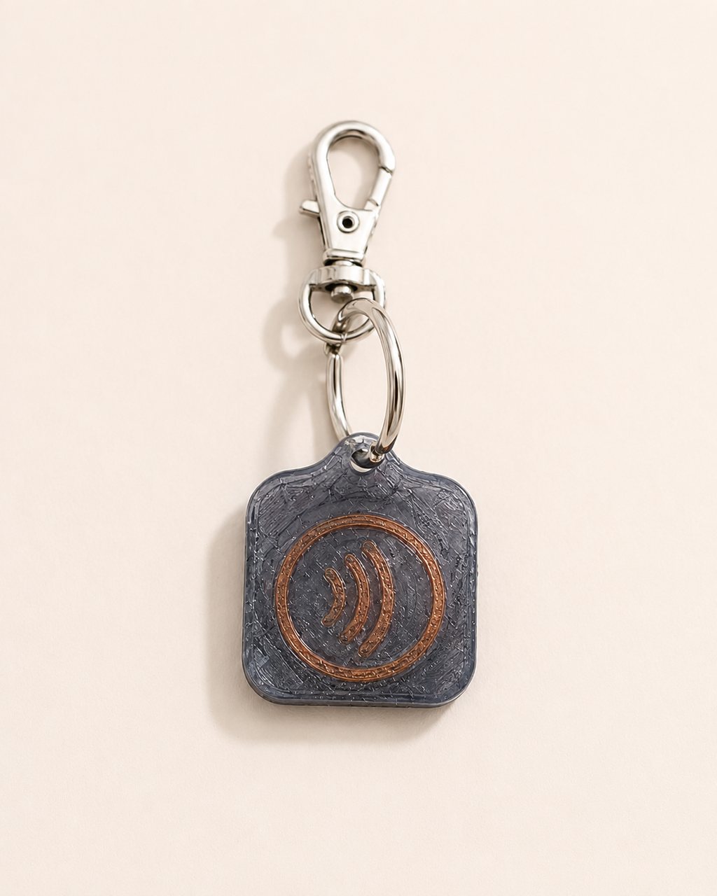 NFC Tag Instagram en PET Recyclé – Personnalisable